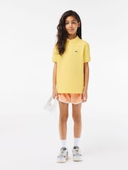 Желтый - поло для детей Lacoste Classic - Image 2 of 11