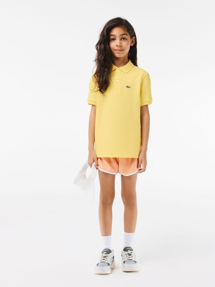 Желтый - поло для детей Lacoste Classic - Image 2 of 11