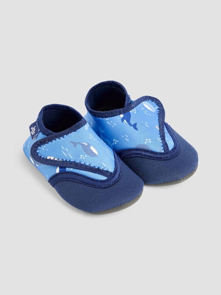 JoJo Maman Bébé Navy Beach and Swim Shoes - Image 1 of 4