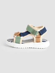JoJo Maman Bébé Stone Adjustable Strap Sandals - Image 4 of 4