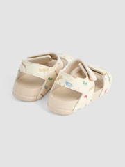 JoJo Maman Bébé Stone Double Strap Summer Sandals - Image 2 of 4