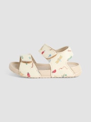JoJo Maman Bébé Stone Double Strap Summer Sandals - Image 4 of 4
