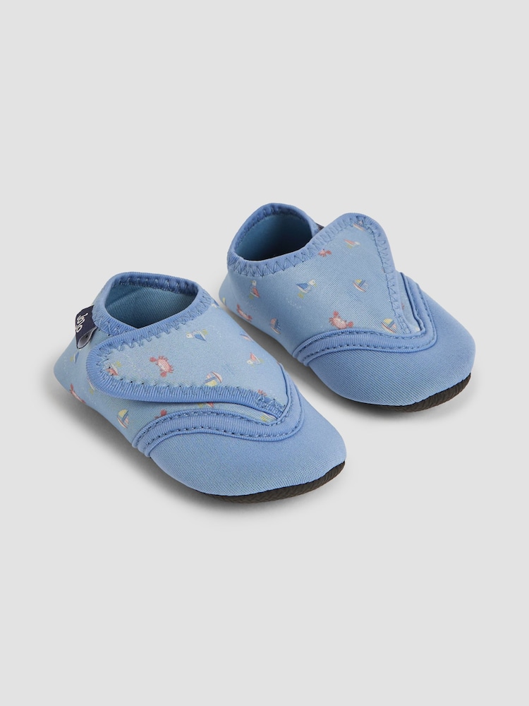 Jojo Maman Bébé Blue Beach Swim Shoes - Image 1 of 3
