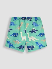 JoJo Maman Bébé Turquoise Swim Shorts With Nappy - Image 1 of 3