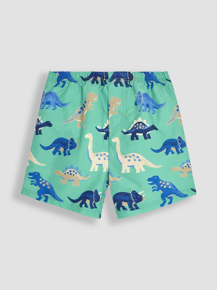 JoJo Maman Bébé Turquoise Swim Shorts With Nappy - Image 1 of 3