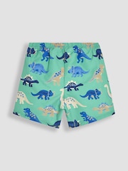 JoJo Maman Bébé Turquoise Swim Shorts With Nappy - Image 2 of 3