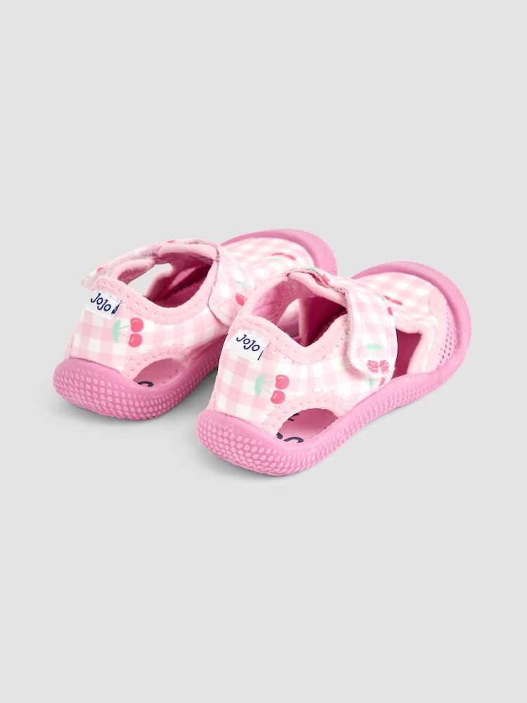 JoJo Maman Bébé Pink Beach and Swim Sandals - Image 2 of 4