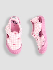 JoJo Maman Bébé Pink Beach and Swim Sandals - Image 3 of 4