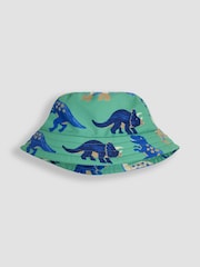 JoJo Maman Bébé Turquoise Bucket Sun Hat - Image 2 of 3