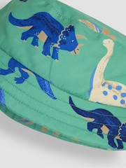 JoJo Maman Bébé Turquoise Bucket Sun Hat - Image 3 of 3