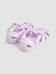 JoJo Maman Bébé Lilac Jelly Sandals - Image 2 of 4