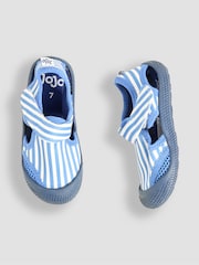 JoJo Maman Bébé Blue Beach and Swim Sandals - Image 3 of 4