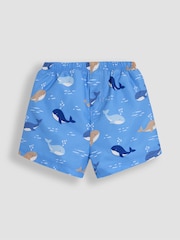 JoJo Maman Bébé Blue Swim Shorts With Nappy - Image 1 of 3
