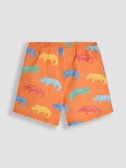 JoJo Maman Bébé Orange Swim Shorts With Nappy - Image 1 of 3
