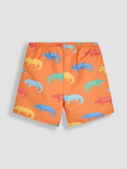 JoJo Maman Bébé Orange Swim Shorts With Nappy - Image 2 of 3