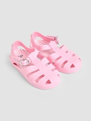 JoJo Maman Bébé Pink Jelly Sandals - Image 1 of 4
