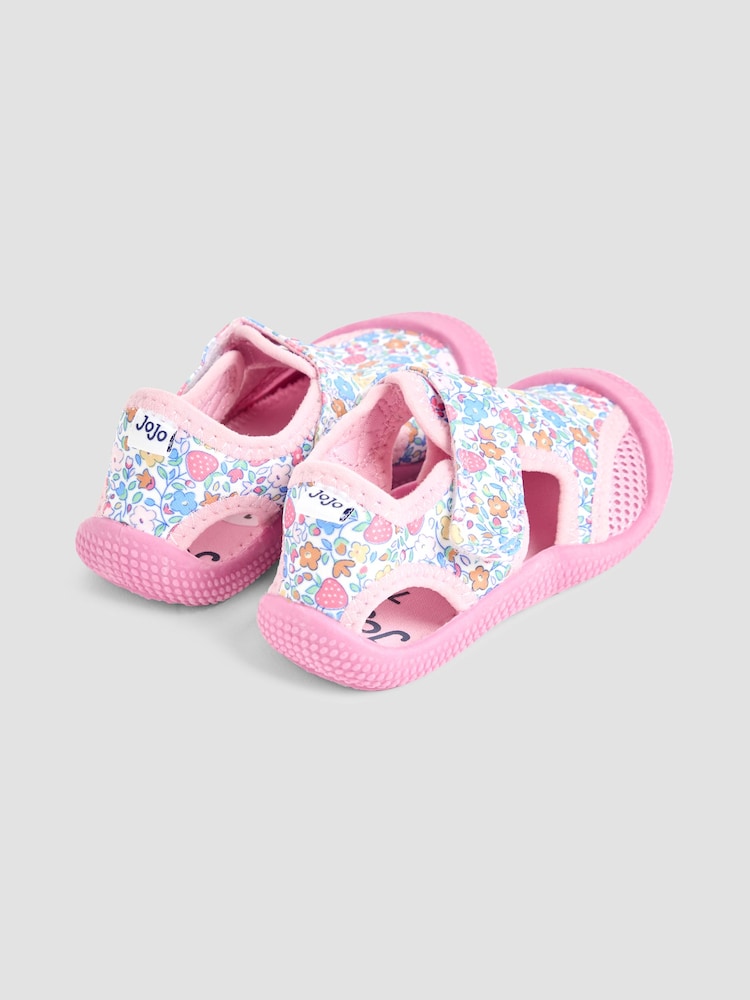 JoJo Maman Bébé Pink Beach and Swim Sandals - Image 2 of 4