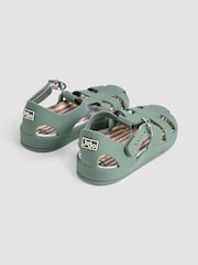 JoJo Maman Bébé Khaki Jelly Sandals - Image 2 of 4