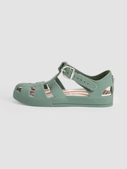JoJo Maman Bébé Khaki Jelly Sandals - Image 4 of 4