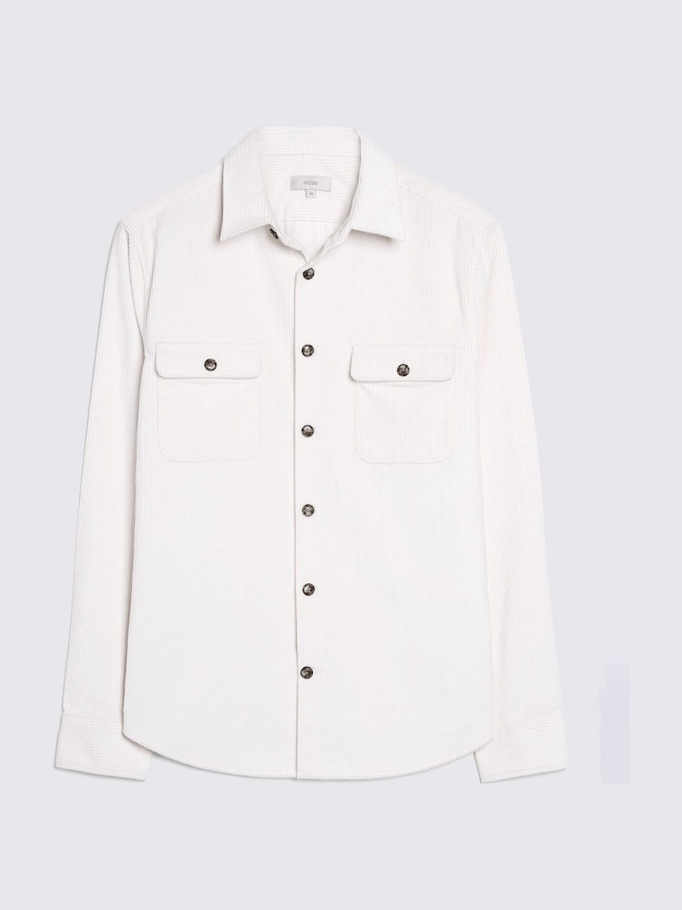 Corduroy 100% Cotton Overshirt - Image 1 of 4 Corduroy 100% Cotton Overshirt - Image 1 of 4