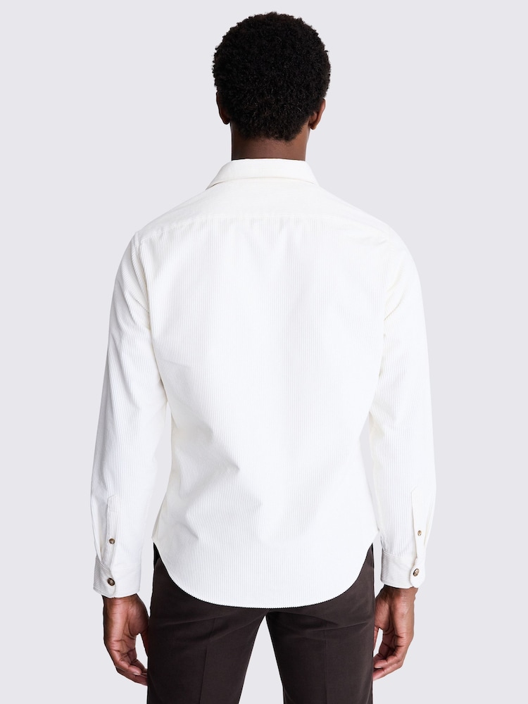 Corduroy 100% Cotton Overshirt - Image 2 of 4 Corduroy 100% Cotton Overshirt - Image 2 of 4