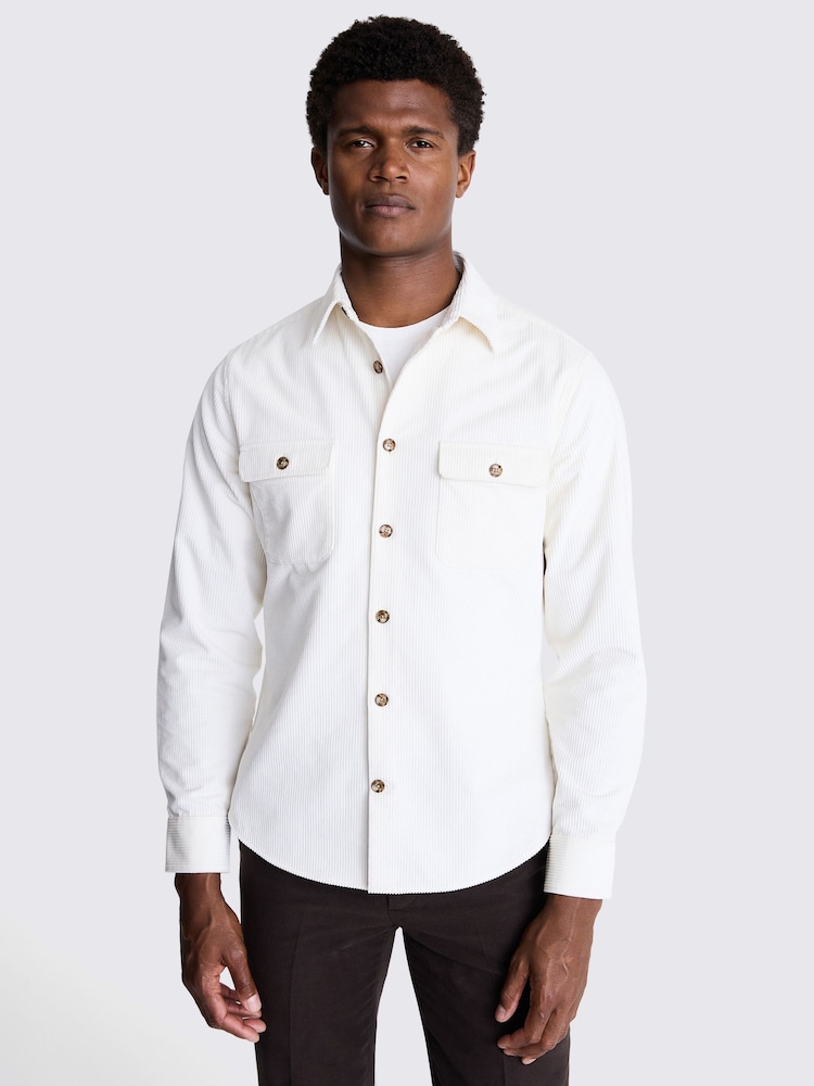 Corduroy 100% Cotton Overshirt - Image 4 of 4 Corduroy 100% Cotton Overshirt - Image 4 of 4