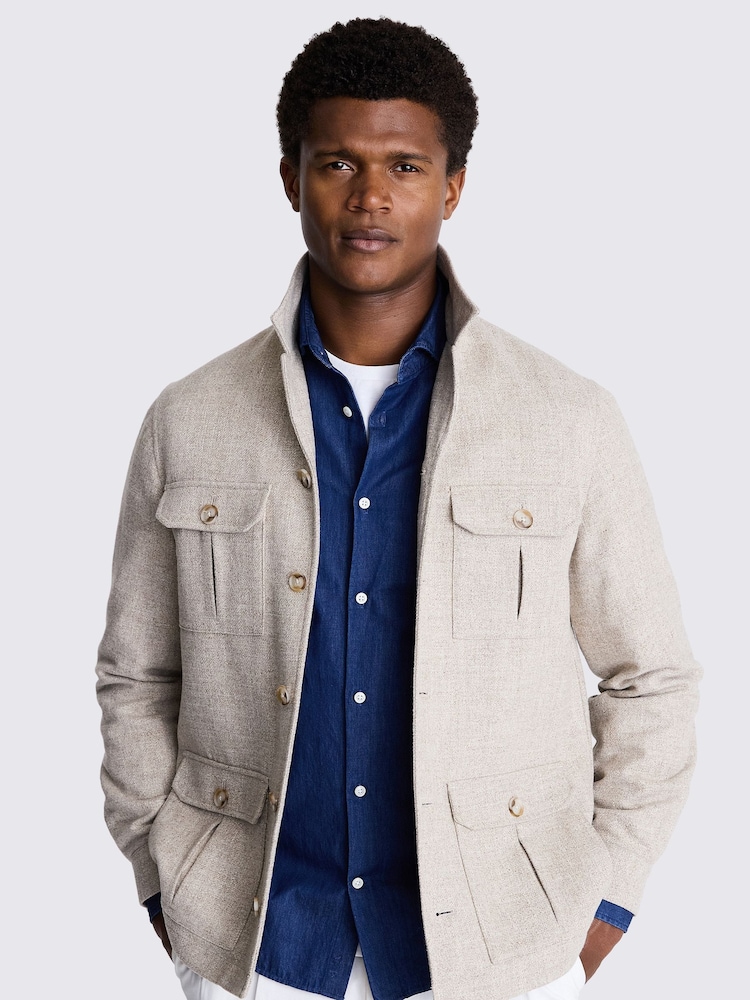 MOSS Brown Shacket - Image 1 of 6