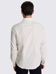 MOSS White Melange Brushed Shirt - Image 3 of 6
