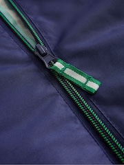 Boden Blue Sherpa Lined Anorak Coat - Image 3 of 4