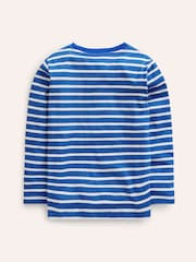 Boden Blue Rocket Novelty Bag 100% Cotton T-Shirt - Image 2 of 3