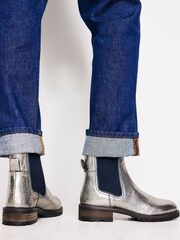 Boden Silver Freya Chelsea Boots - Image 1 of 4
