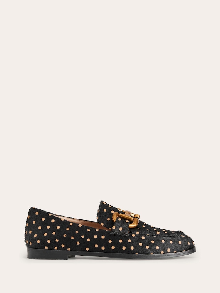 Boden Black Snaffle Leather Loafers - Image 2 of 4