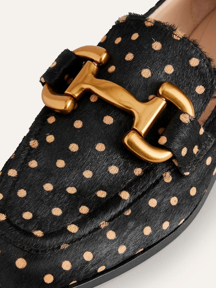 Boden Black Snaffle Leather Loafers - Image 4 of 4
