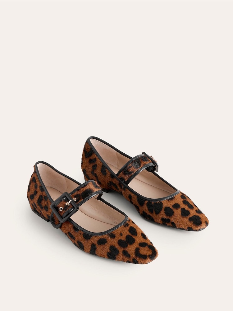Boden Brown Vic Chisel Toe Mary Jane Shoes - Image 2 of 4 Boden Brown Vic Chisel Toe Mary Jane Shoes - Image 2 of 4