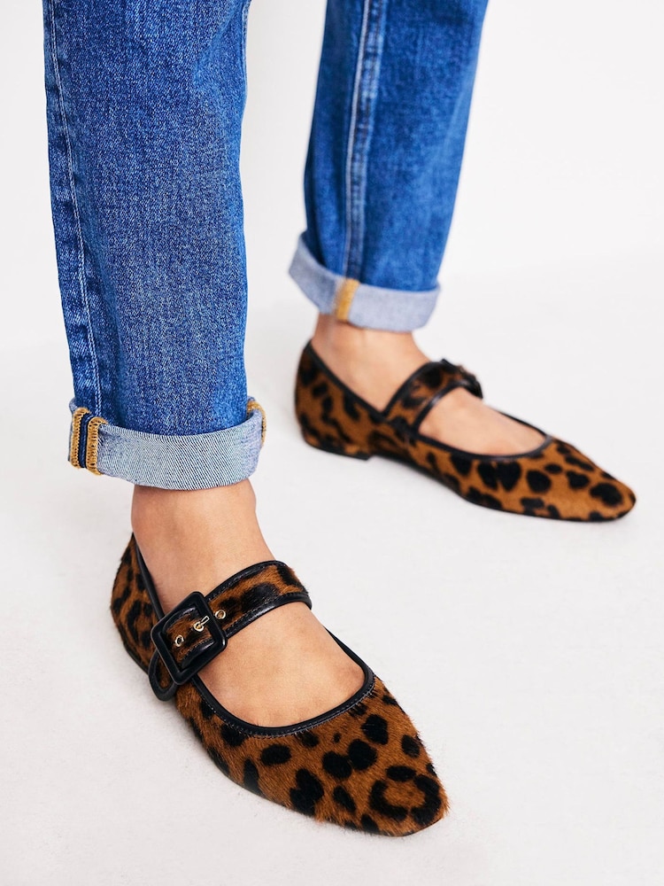 Boden Brown Vic Chisel Toe Mary Jane Shoes - Image 4 of 4 Boden Brown Vic Chisel Toe Mary Jane Shoes - Image 4 of 4