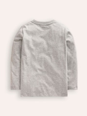 Boden Grey 100% Cotton Glow-In-The-Dark T-Shirt - Image 2 of 3