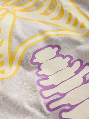 Boden Grey 100% Cotton Glow-In-The-Dark T-Shirt - Image 3 of 3