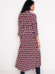 Boden Burgundy Kate Midi Shirt Dress - Image 4 of 5