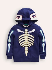 Boden Blue Halloween Hoodie - Image 1 of 3