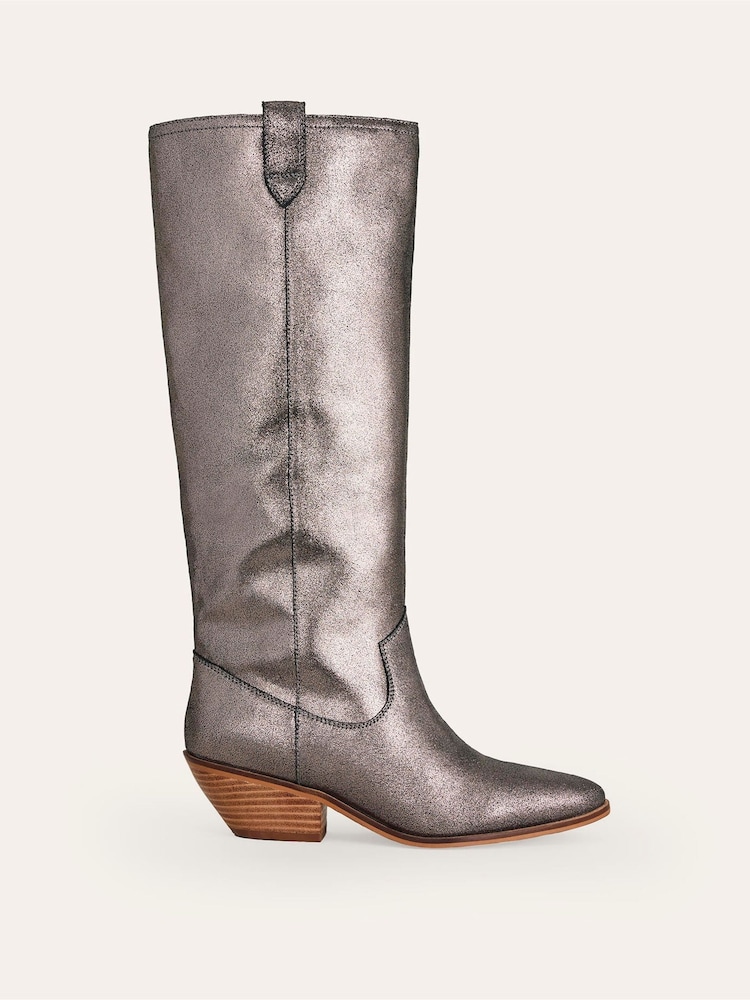 Boden, kniehohe Westernstiefel - Bild 1 von 4 Boden, kniehohe Westernstiefel - Bild 1 von 4