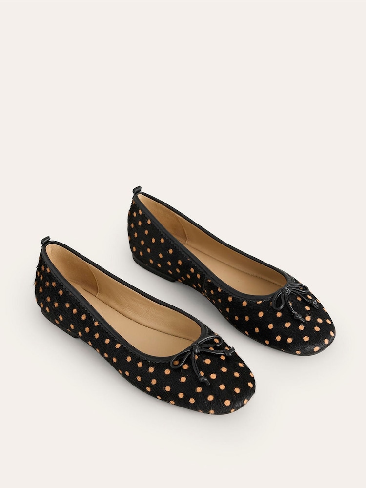 Boden Black Kitty Flexi Sole Ballet Pumps - Image 2 of 4 Boden Black Kitty Flexi Sole Ballet Pumps - Image 2 of 4