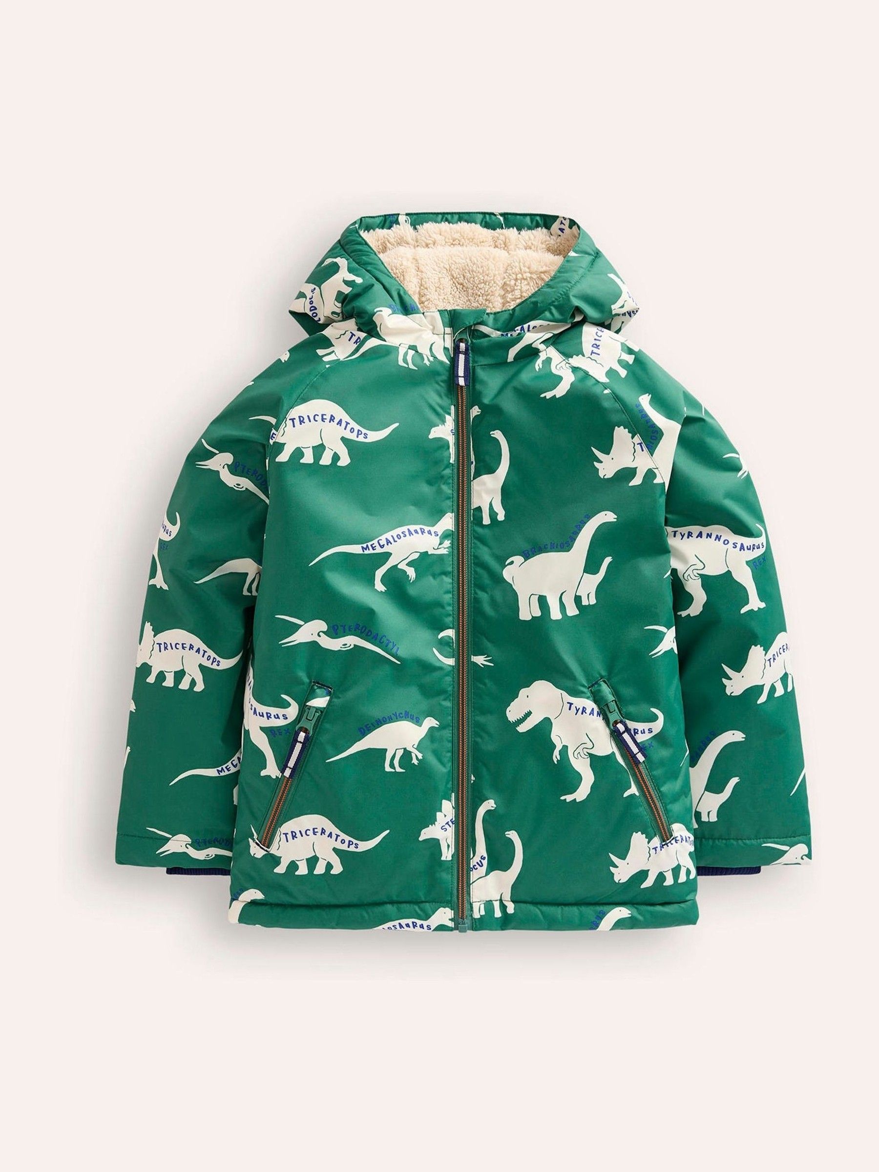 Sherpa lined anorak jacket discount