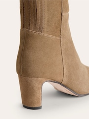Boden Brown Gusset Heel Knee High Boots - Image 4 of 4