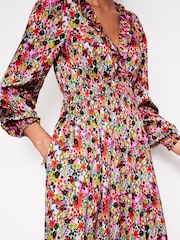 Boden Gerafftes Midikleid mit Rüschen - Bild 2 von 4