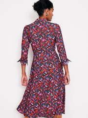 Boden Red Kate Midi Shirt Dress - Image 3 of 5