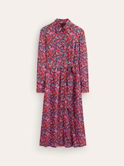 Boden Red Kate Midi Shirt Dress - Image 5 of 5