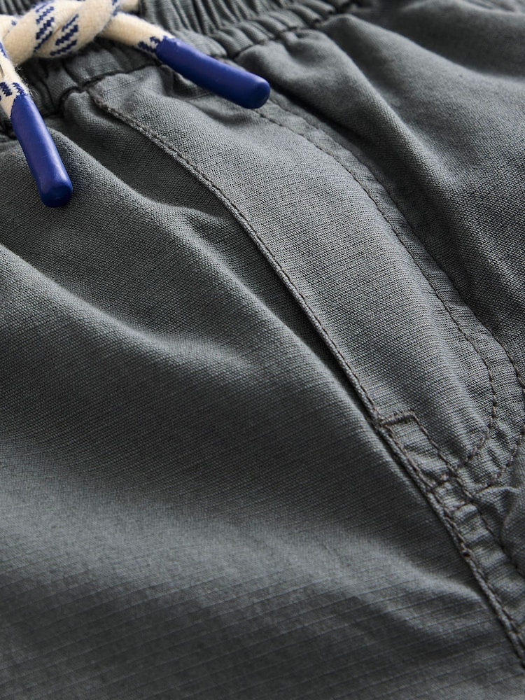 Boden Grey Pull-On Cargo 100% Cotton Trousers - Image 3 of 3 Boden Grey Pull-On Cargo 100% Cotton Trousers - Image 3 of 3