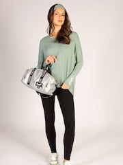 Pineapple Green Womens Script Long Sleeves Top - Image 3 of 8