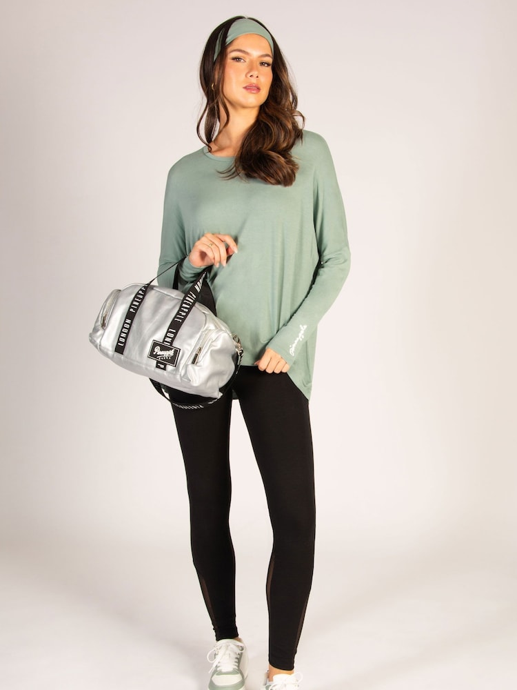 Pineapple Green Womens Script Long Sleeves Top - Image 3 of 8
