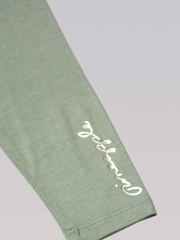 Pineapple Green Womens Script Long Sleeves Top - Image 8 of 8
